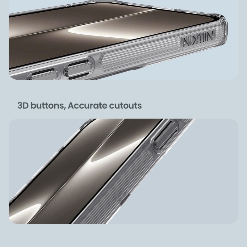 Nillkin Nature TPU PRO borító az Apple iPhone 16e készülékhez Átlátszó