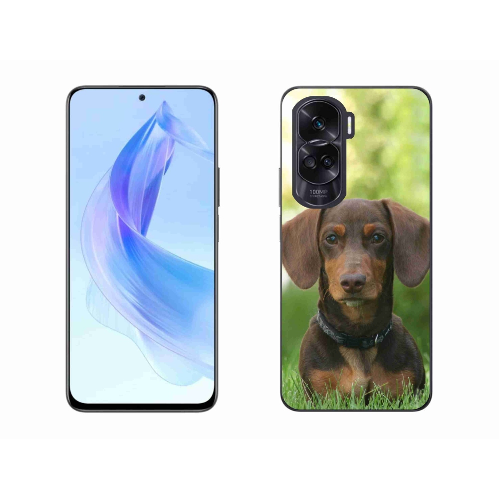 Gél tok mmCase a Honor 90 Lite készülékhez - barna tacskó