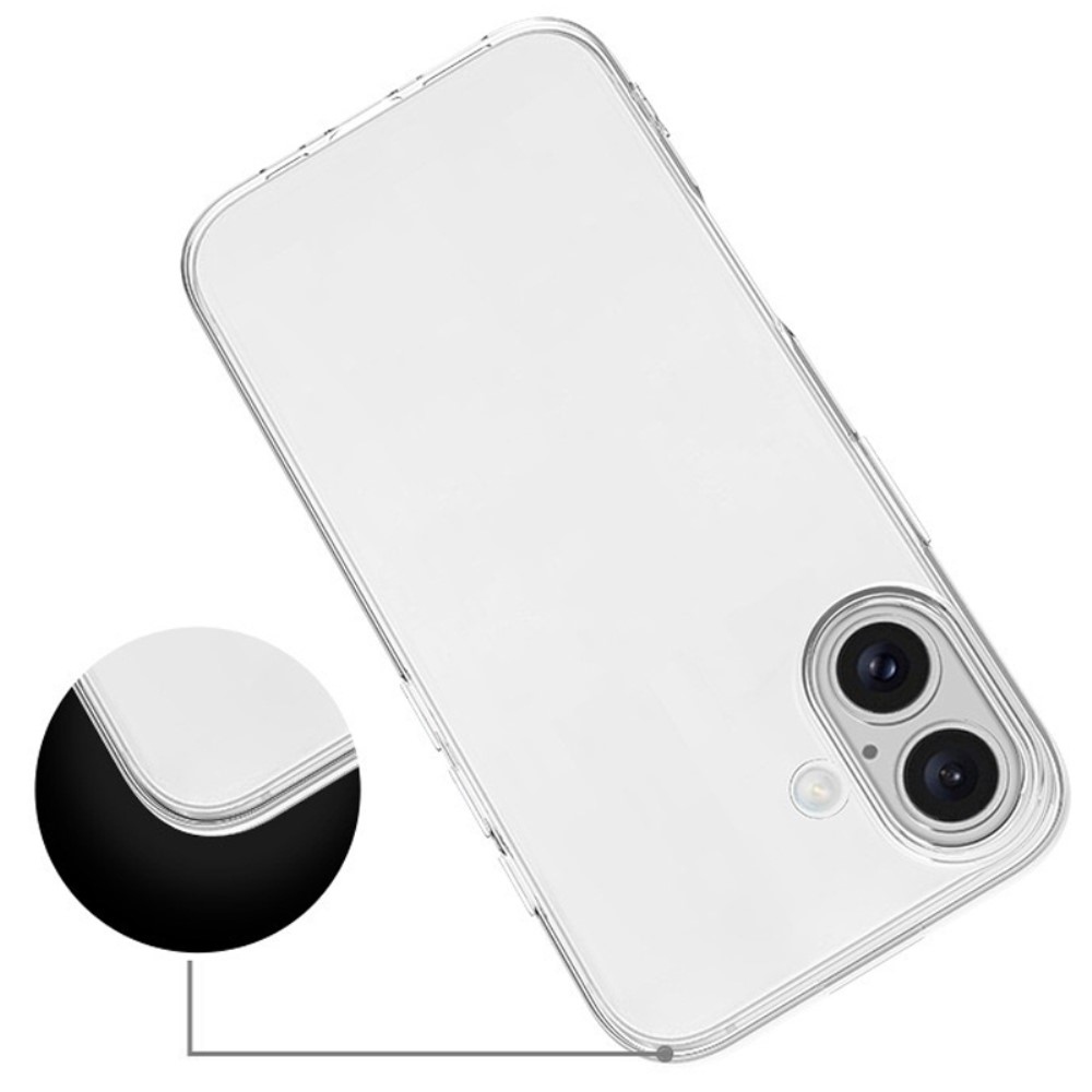 Átlátszó zselés tok iPhone 16 Plus készülékhez - átlátszó