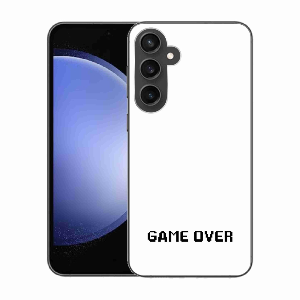 Gél borítás mmCase Samsung Galaxy S23 FE - játék fehér háttérrel