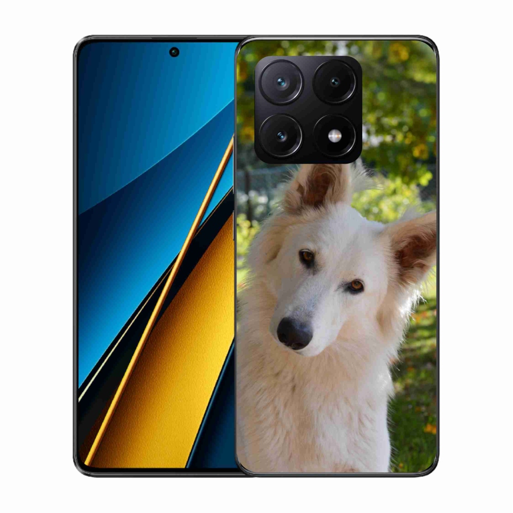 Gél borítás mmCase a Xiaomi Poco X6 Pro 5G-hez - fehér svájci pásztor 1