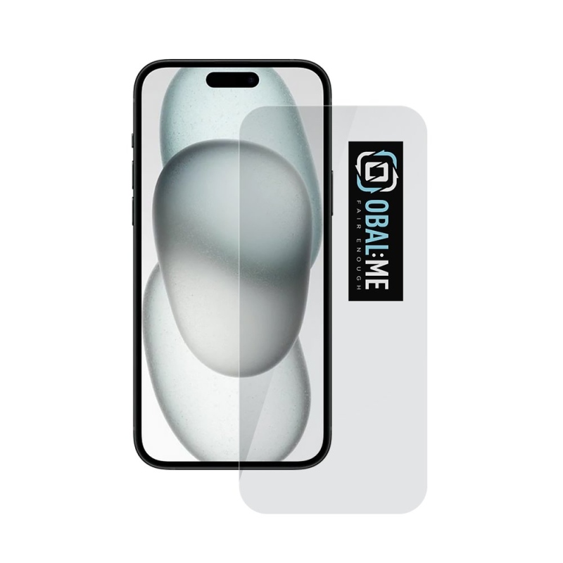 CSOMAG:ME 2.5D edzett üveg Apple iPhone 15 átlátszóhoz