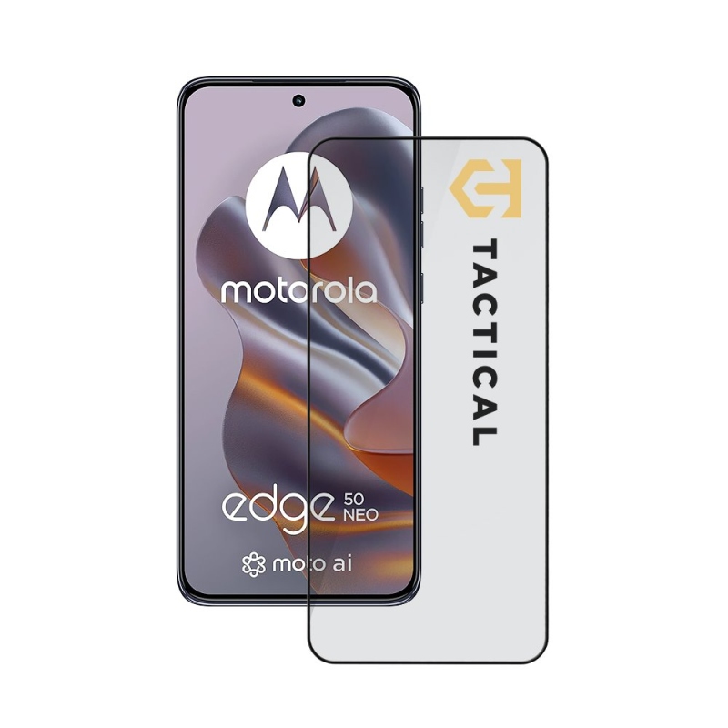 Tactical Glass Shield 5D üveg a Motorola Edge 50 Neo fekete készülékhez