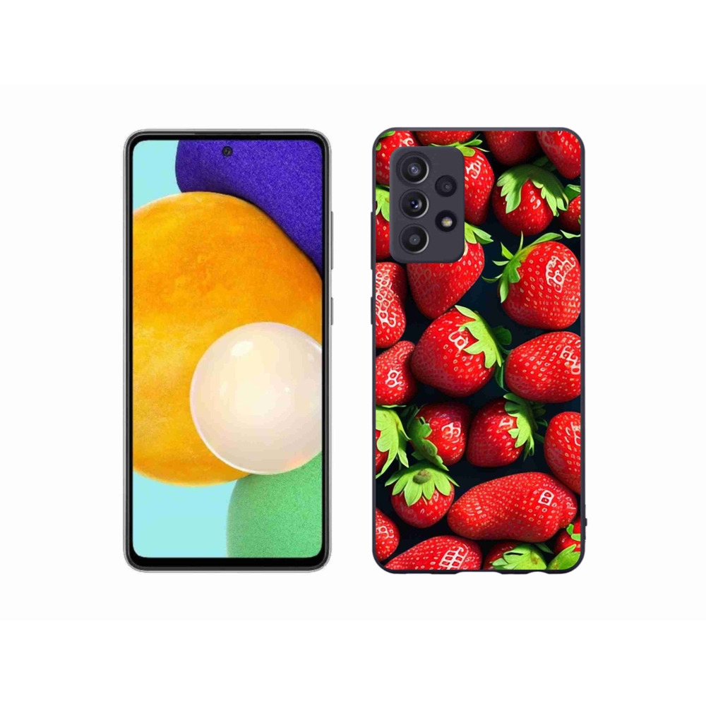 Zselés borítás mmCase Samsung Galaxy A52s 5G - eper