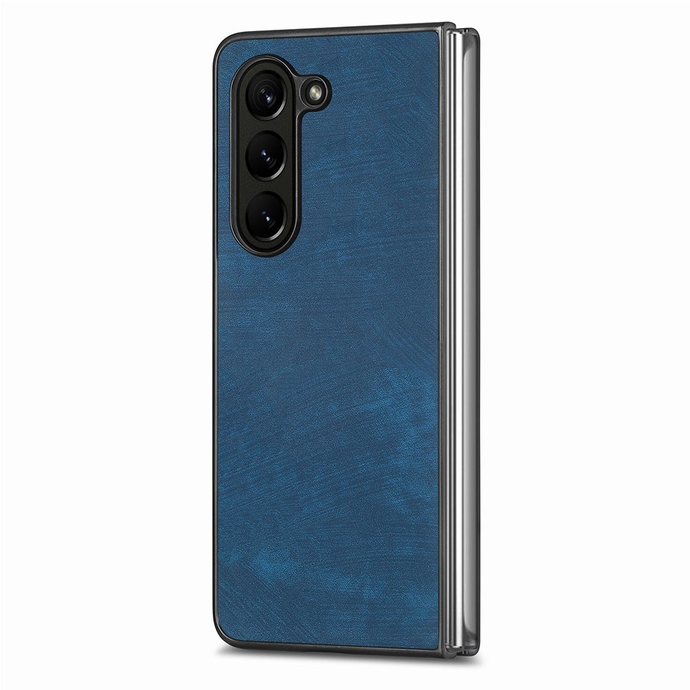 Vintage műanyag tok a Samsung Galaxy Z Fold5 5G készülékhez - kék