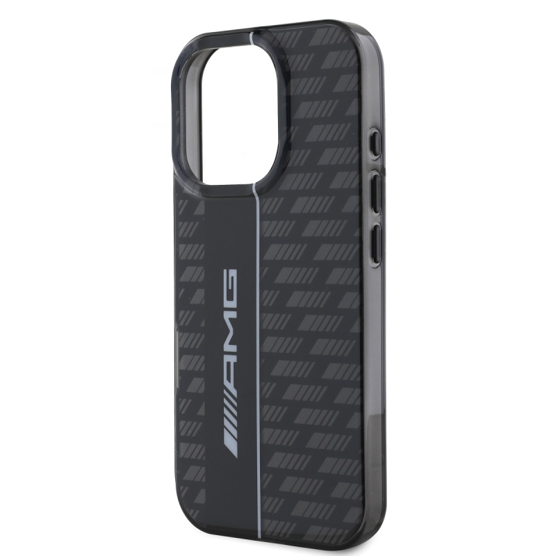 AMG Carbon Pattern hátlap iPhone 16 Pro Max fekete színű hátlaphoz