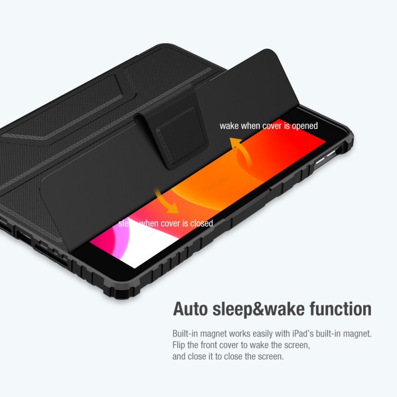 Nillkin Bumper PRO védőállvány tok iPad 10.2 2019/2020/2021 fekete