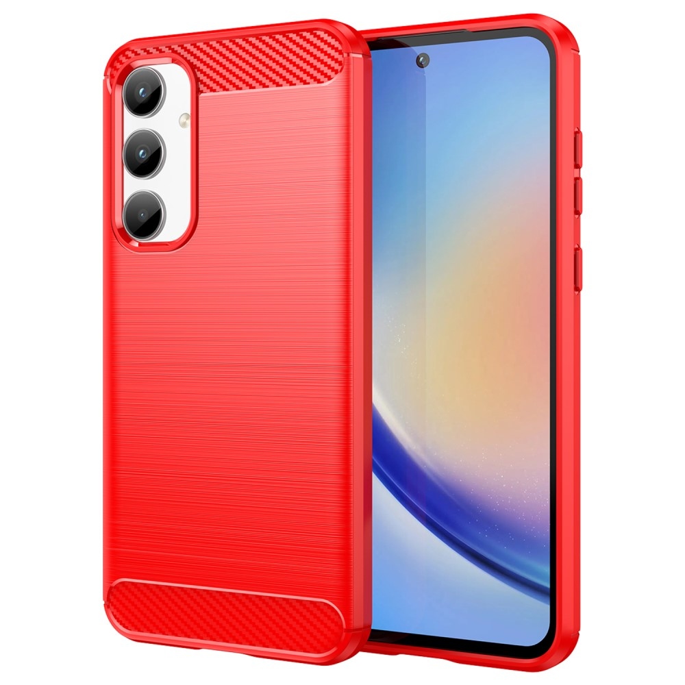Szénálló zselés tok Samsung Galaxy A35 5G - piros