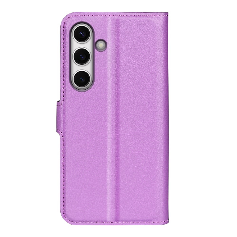 Litchi könyv tok Samsung Galaxy S24 FE készülékhez - lila