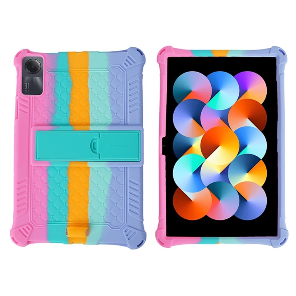 Szilikon borító pánttal Xiaomi Redmi Pad SE-hez - szín/rózsaszín
