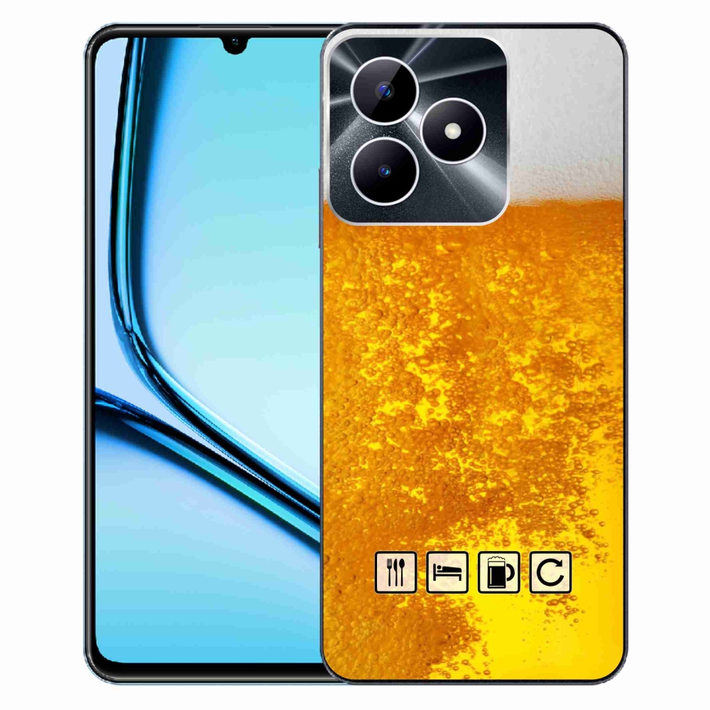 Zselés borítás mmCase a Realme Note 50 készülékhez - sör motívum 3