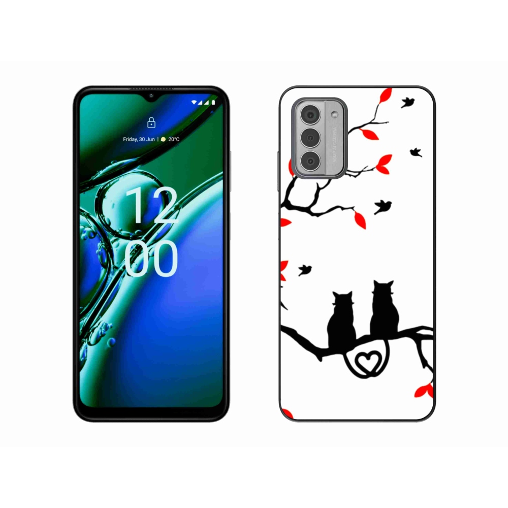 Zselés borítás mmCase a Nokia G42 készülékhez - macska szeretet