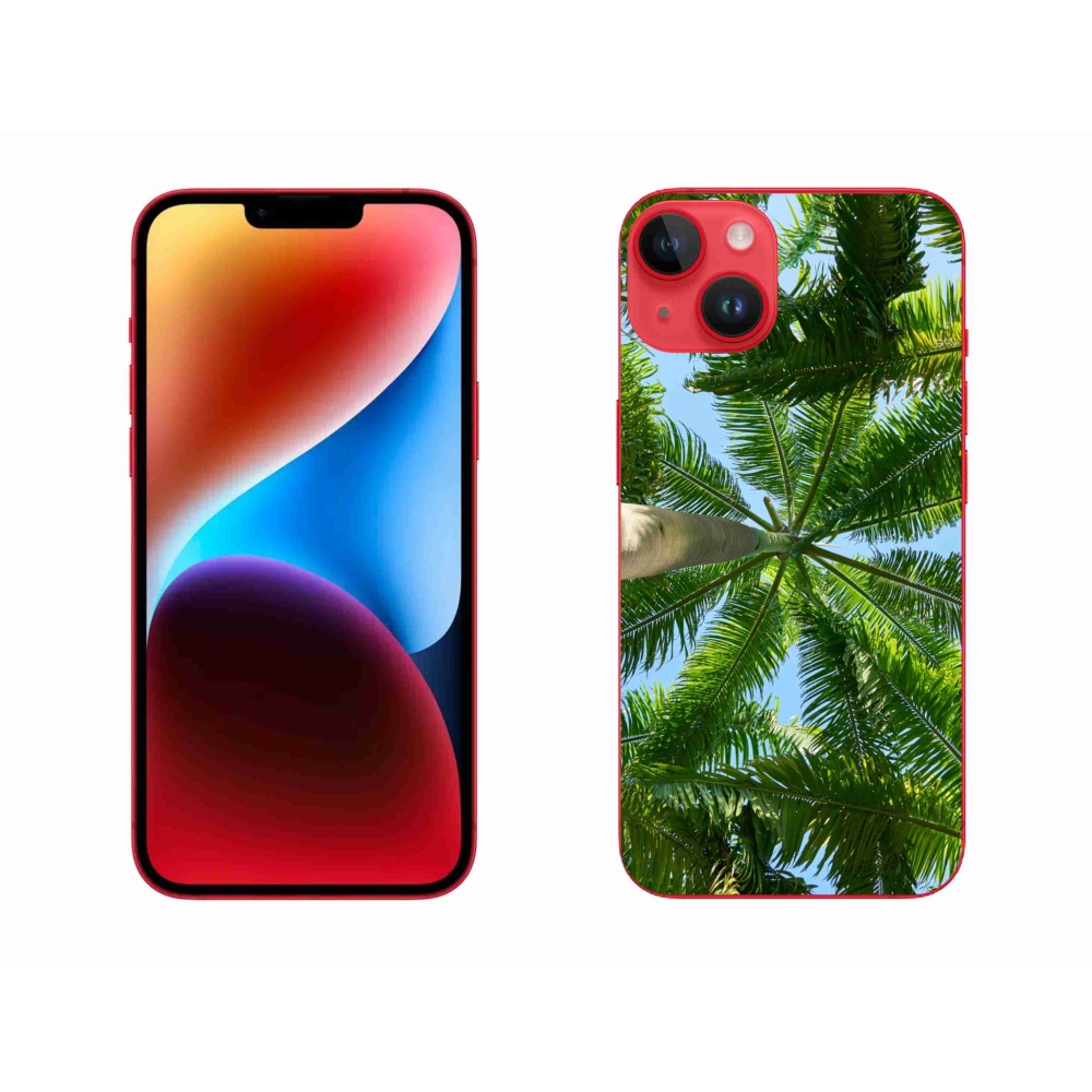Zselés borítás mmCase iPhone 14 Plus készülékhez - pálmafa