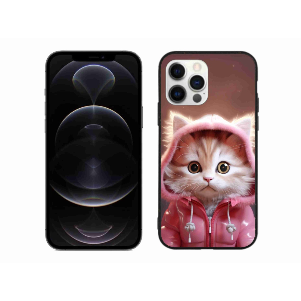 Gél borítás mmCase iPhone 12 Pro Max készülékhez - aranyos cica 3