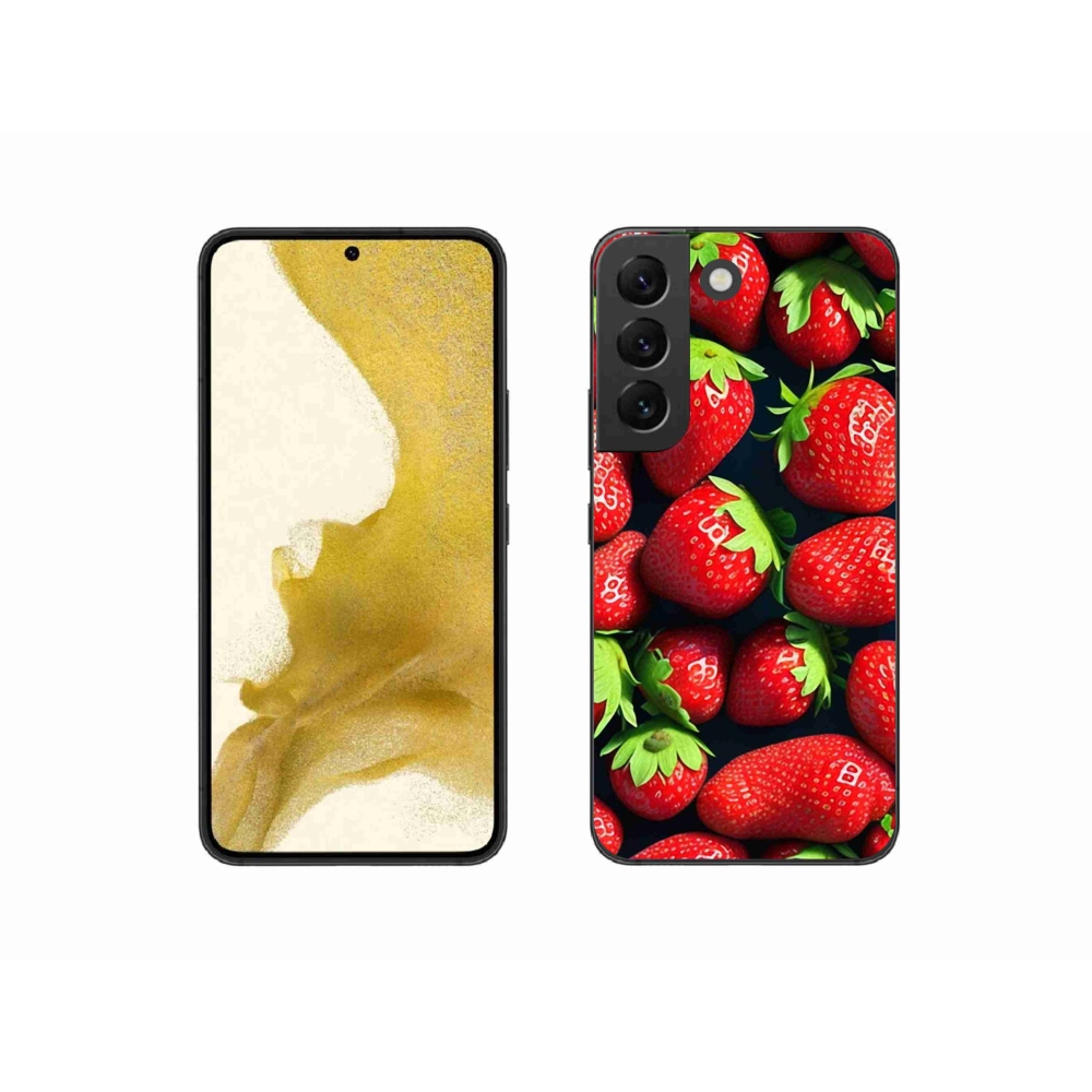 Zselés borítás mmCase Samsung Galaxy S22 5G - eper