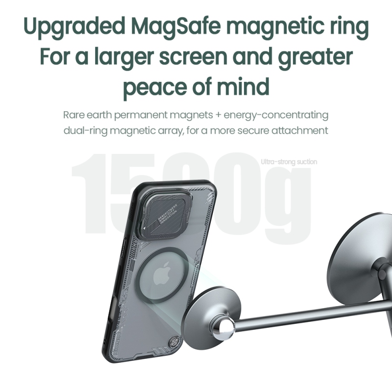 Nillkin Iceblade Prop mágneses borító Apple iPhone 16 Pro készülékhez Fekete