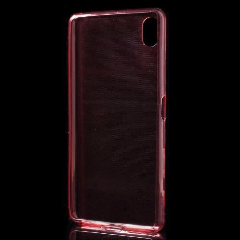 Ultravékony, 0,5 mm-es zselés tok Sony Xperia X készülékhez - piros színben