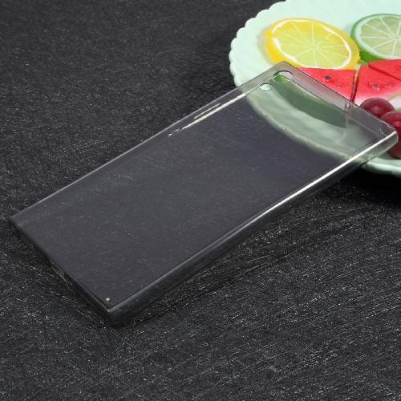 Ultravékony zselés tok Sony Xperia XA1 Ultra készülékhez - szürke