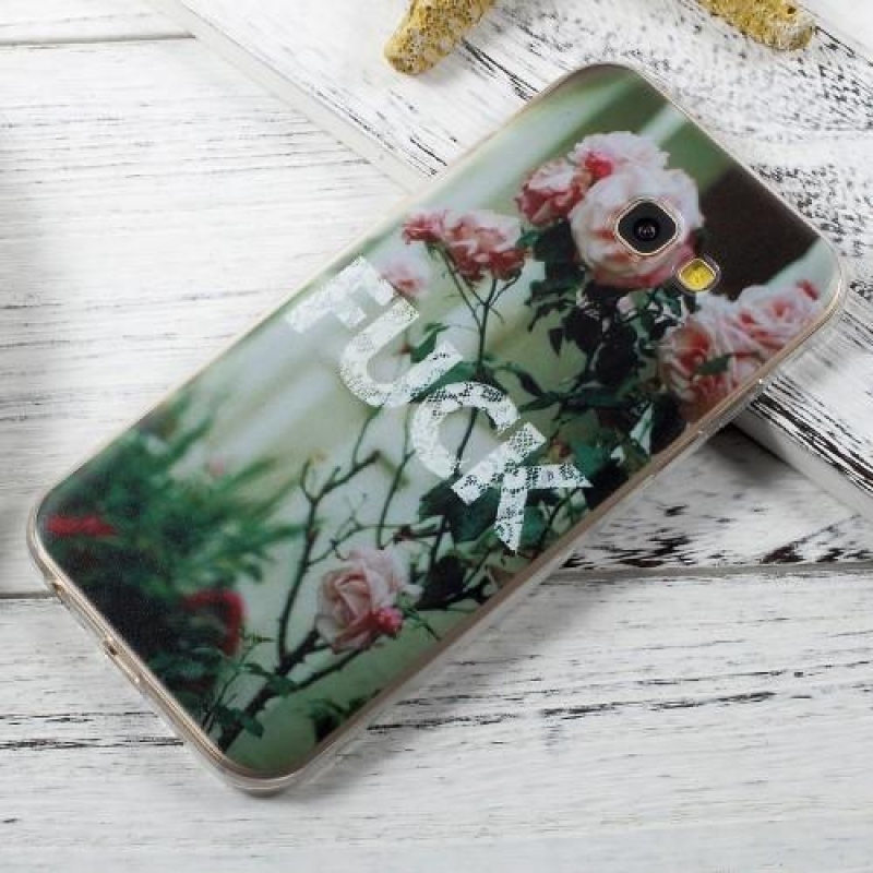 Ultravékony, vékony zselés tok Samsung Galaxy A3 (2017) - fuck