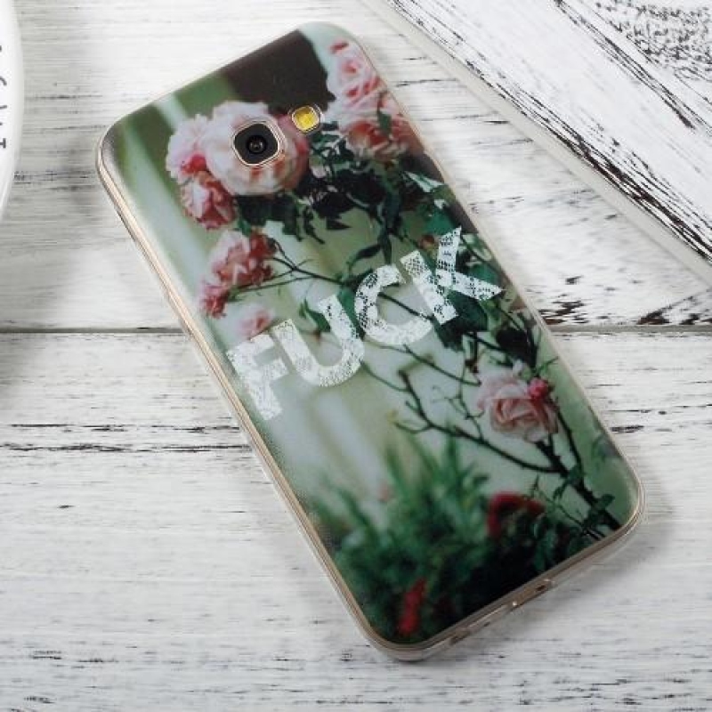 Ultravékony, vékony zselés tok Samsung Galaxy A3 (2017) - fuck