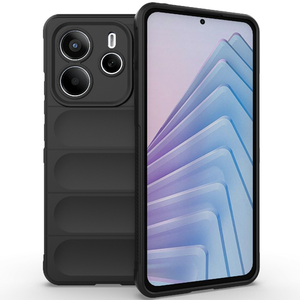 Rugg tartós zselés tok Xiaomi Redmi Note 14 5G - fekete