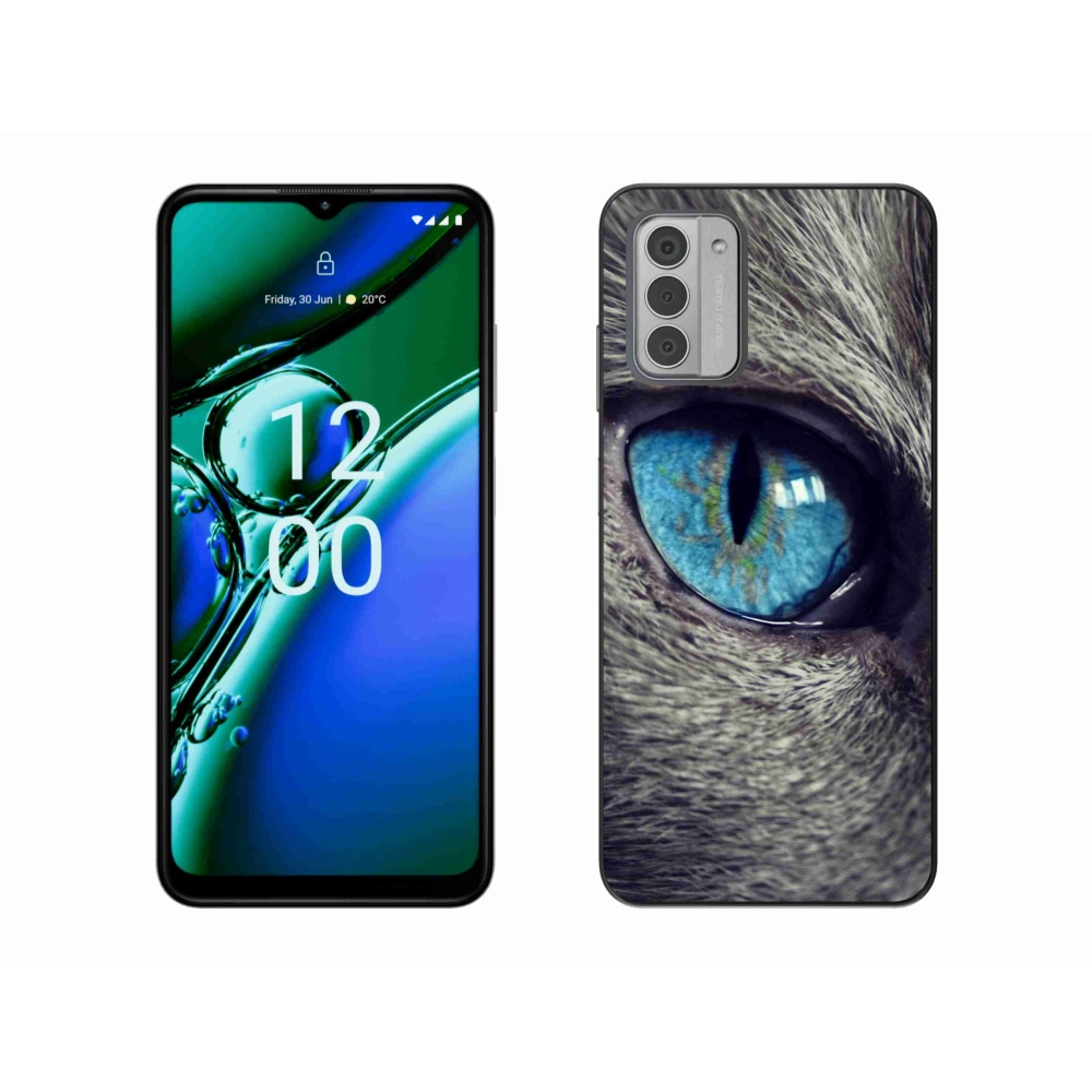 Zselés borítás mmCase a Nokia G42 készülékhez - kék macskaszem