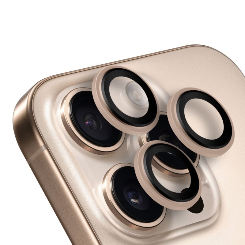 Csomagolás:ME lencsevédő Apple iPhone 16 Pro/16 Pro Max készülékhez Desert Titanium