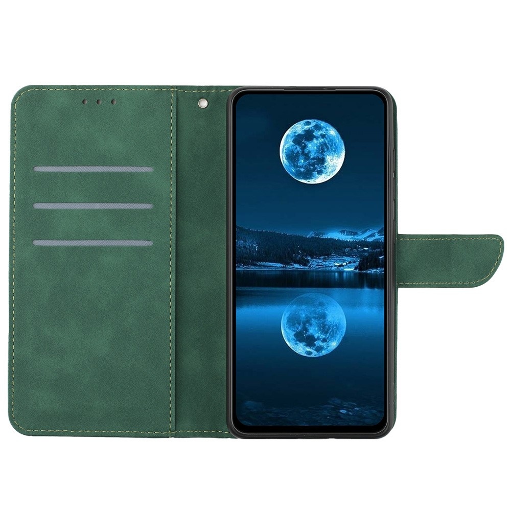 Linesy könyvtáska Xiaomi Redmi A5 (171.7x77.8x8.3mm) - zöld színű