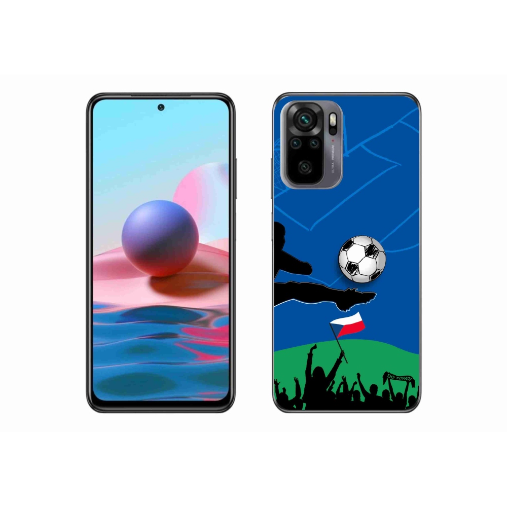 Gél borítás mmCase a Xiaomi Redmi Note 10 4G-hez - futballszurkolóknak