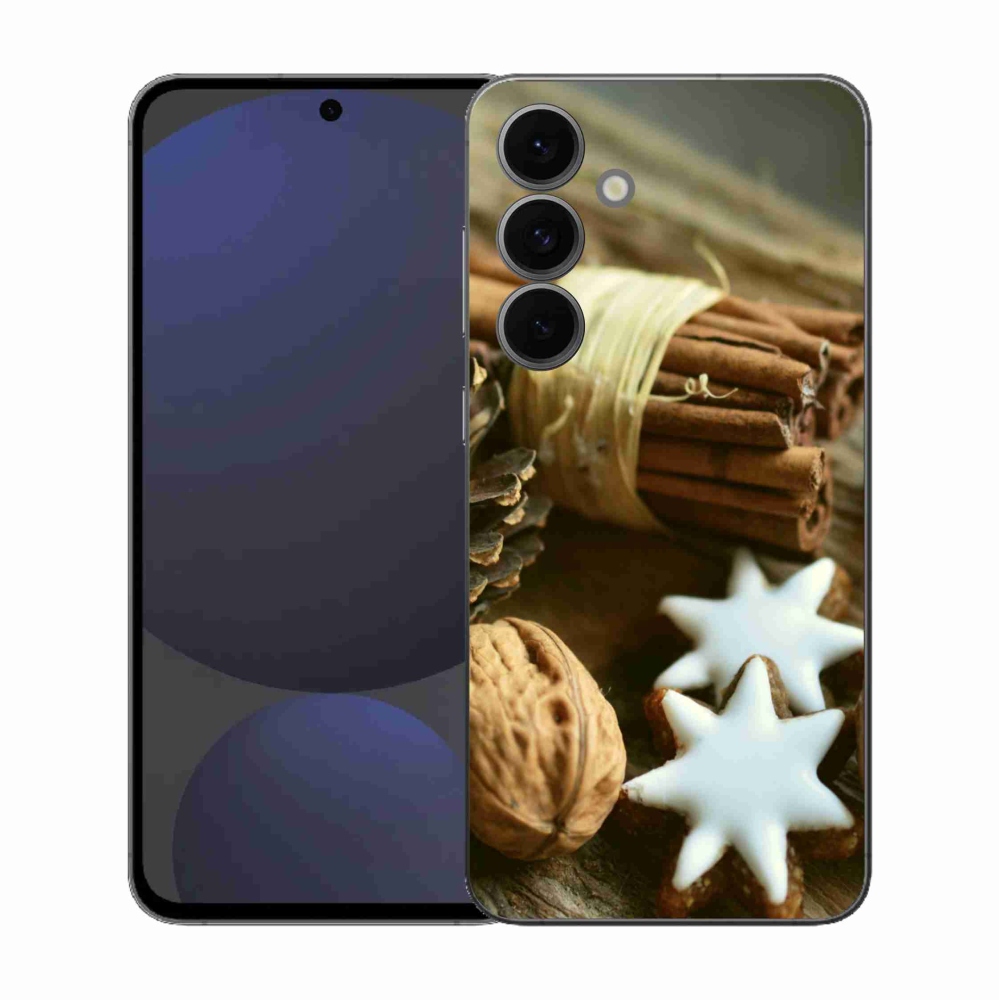 Gél borítás mmCase Samsung Galaxy S25 FE - fahéj és mézeskalács - Samsung Galaxy S25 FE számára