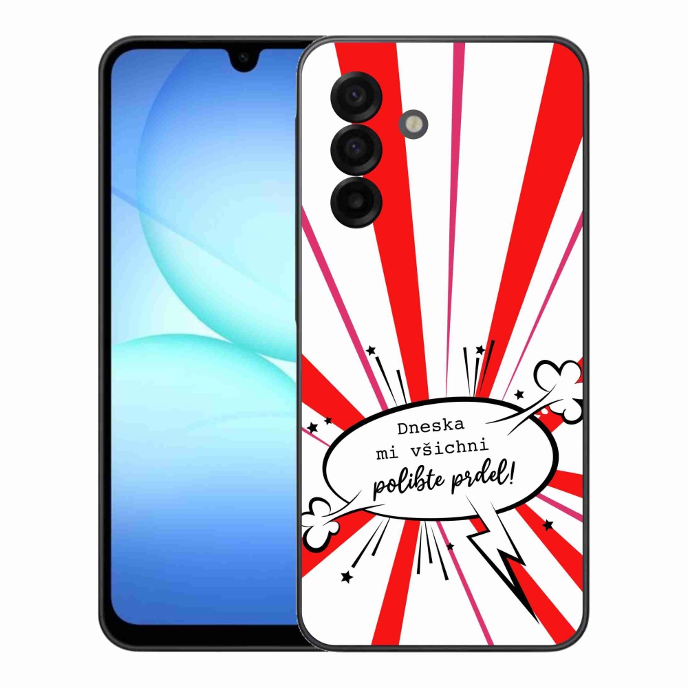Gél borító mmCase Samsung Galaxy A17 4G/5G - vicces szöveg 15 fehér háttérrel