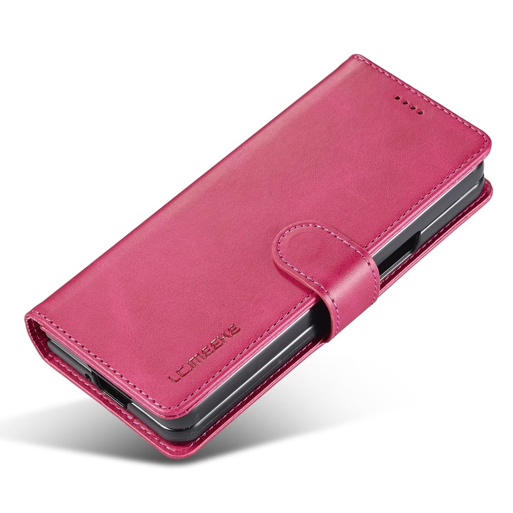 Imeeke könyvtáska Samsung Galaxy Z Fold5 5G - rózsaszínű