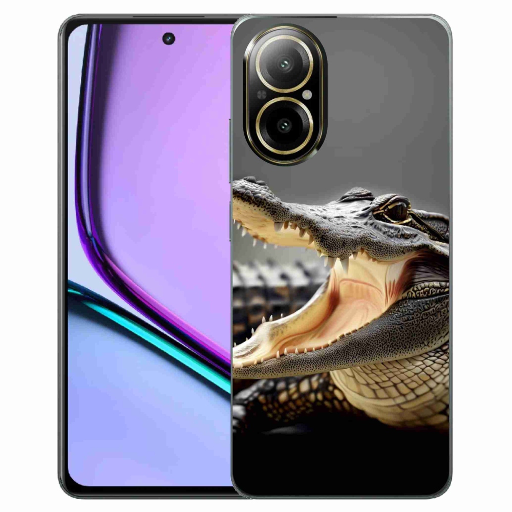 Gél borítás mmCase a Realme C67 készülékhez - krokodil