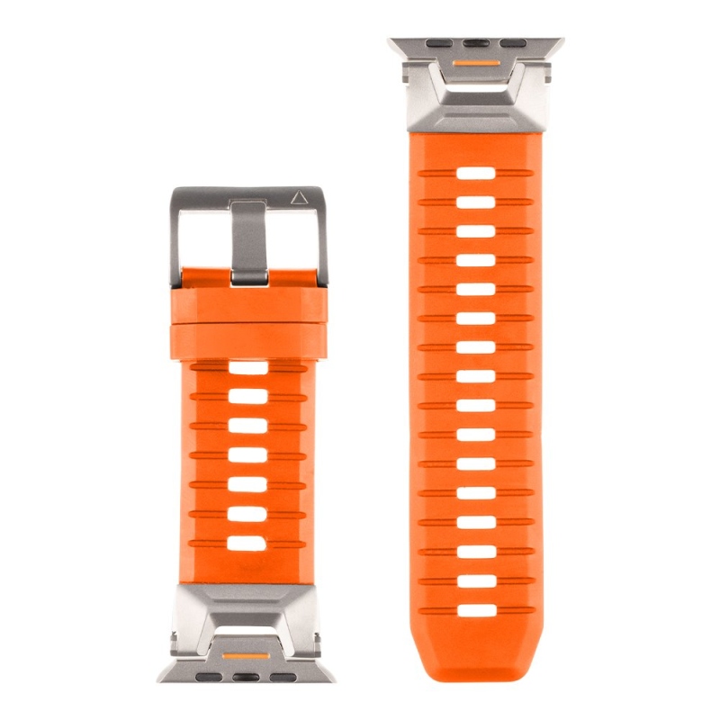 Taktikai strapabíró pánt az Apple Watch Ultra Safety Orange órához