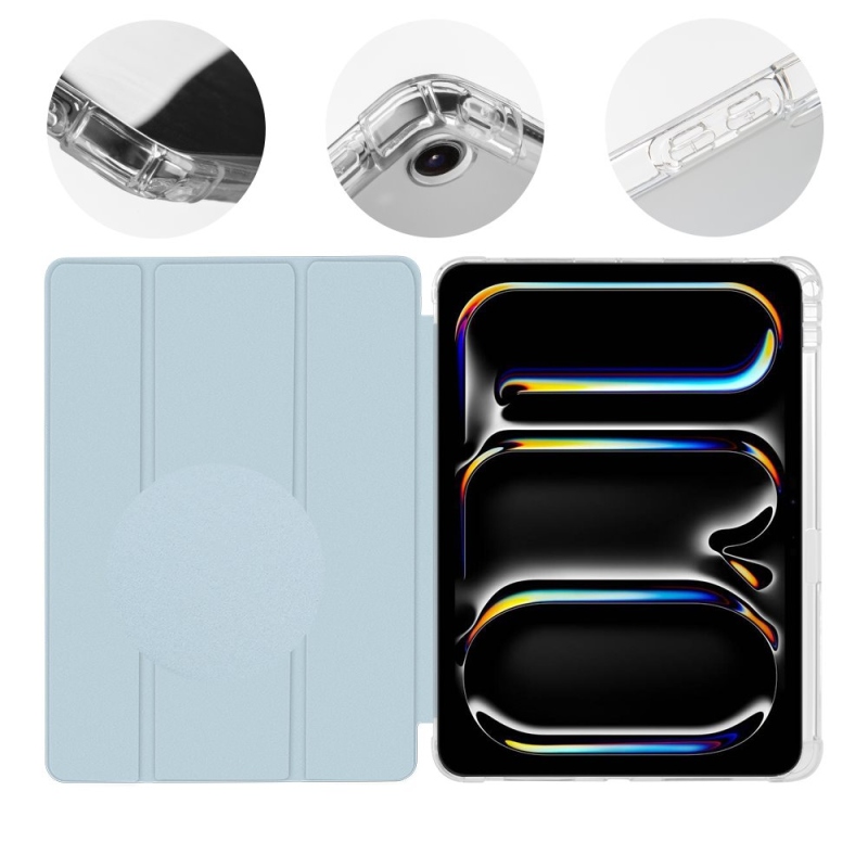 Csomagolás:ME MistyTab tok iPad Pro 11 (2024) világoskék színhez