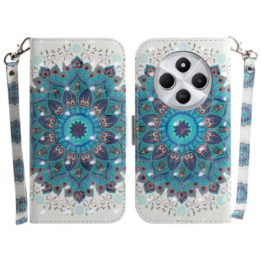 Patty könyv tok a Xiaomi Redmi 14C/Poco C75-hez - mandala