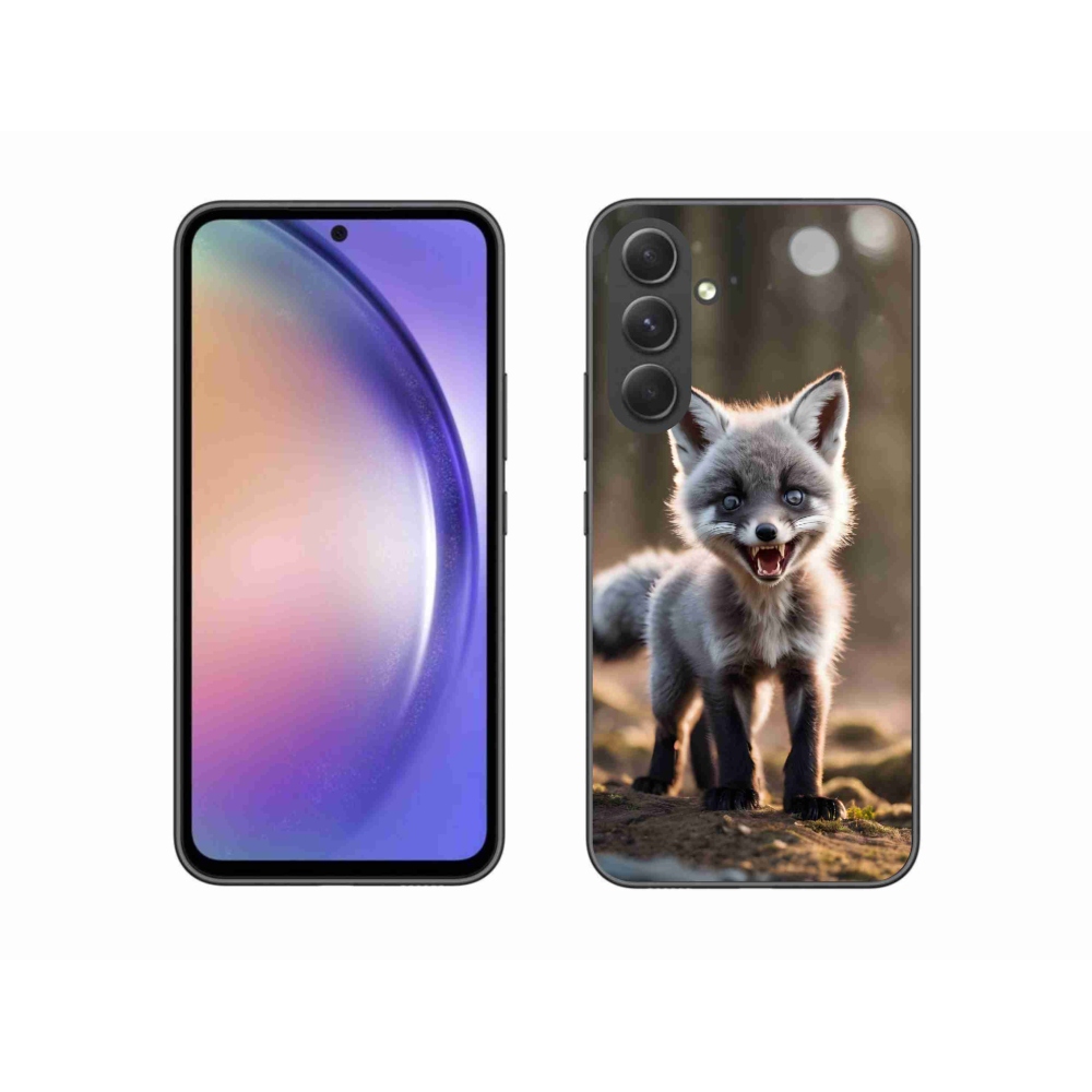 Zselés borítás mmCase Samsung Galaxy A54 5G - angry fox - Samsung Galaxy A54 5G - angry fox