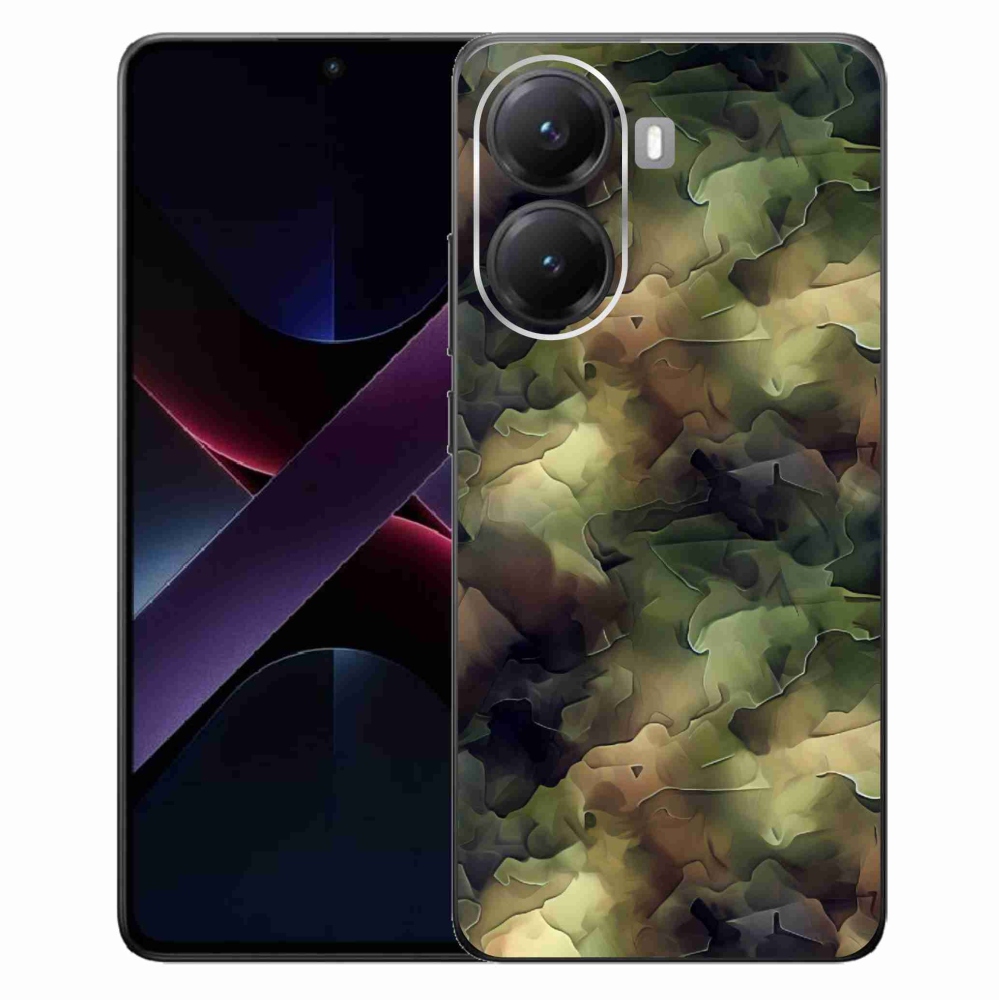 Gél borítás mmCase a Xiaomi Poco X7 Pro 5G-hez - álcázó minta 10
