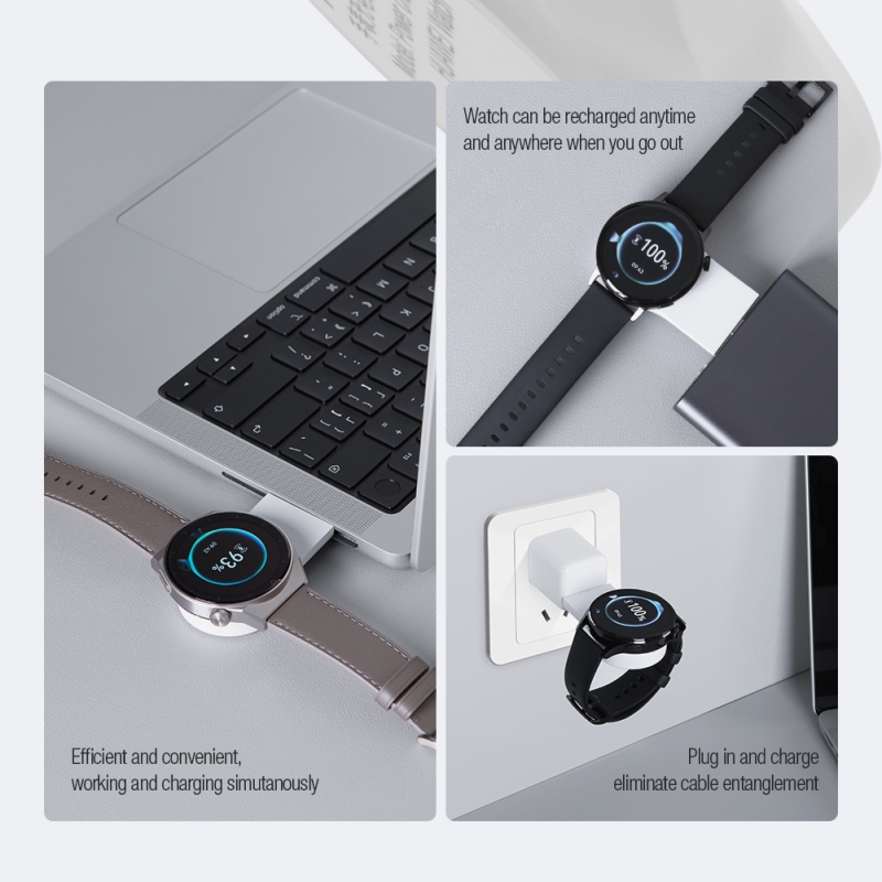 Nillkin hálózati töltő Huawei Watch fehér színű órához