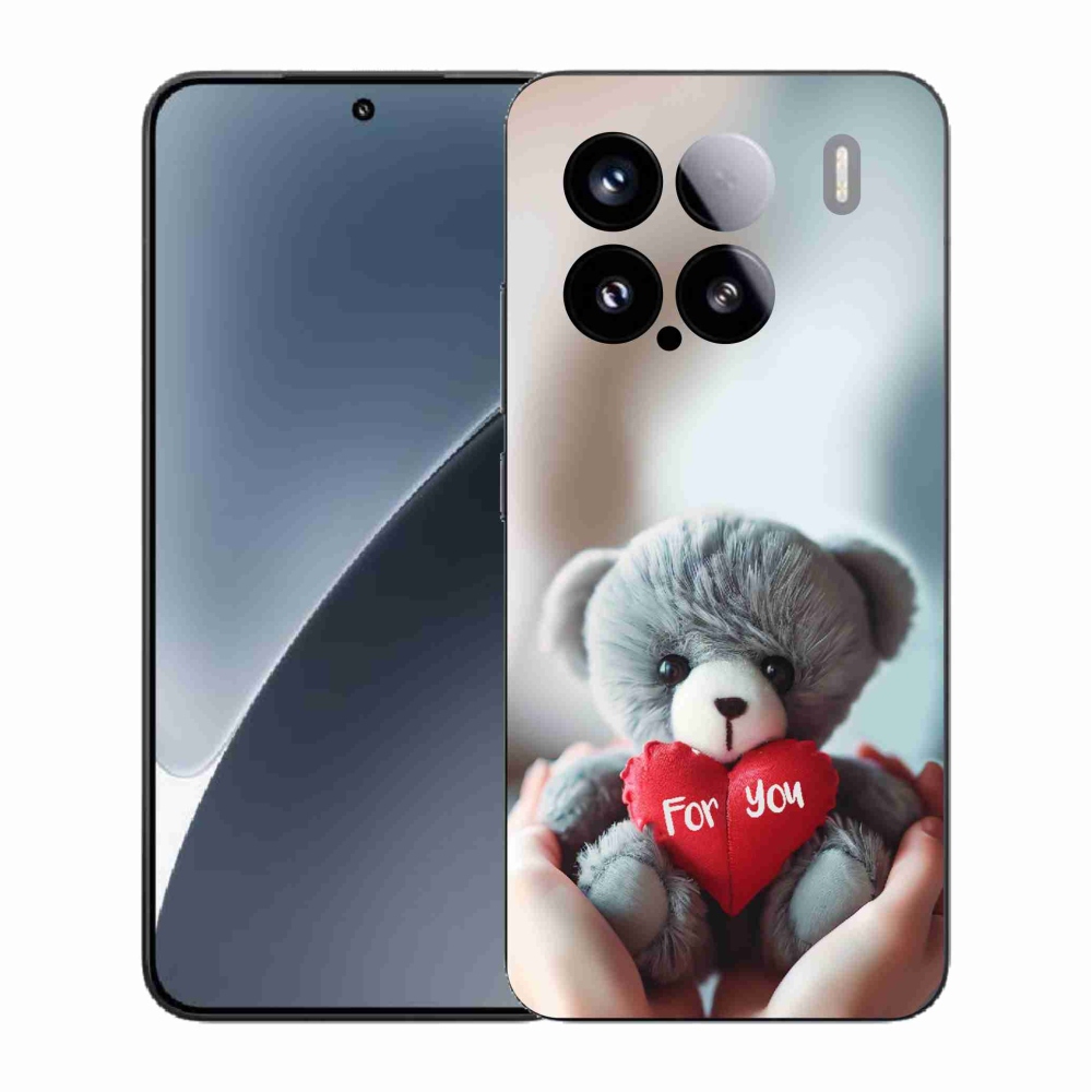 Gél borító mmCase a Xiaomi 15-öshöz - mackó a szerelmesek számára