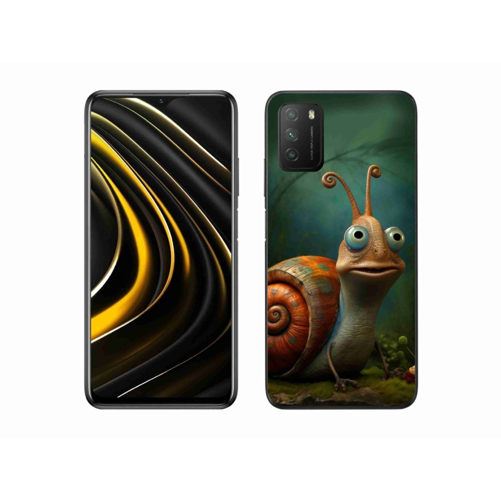 Gél borítás mmCase a Xiaomi Poco M3-hoz - csiga