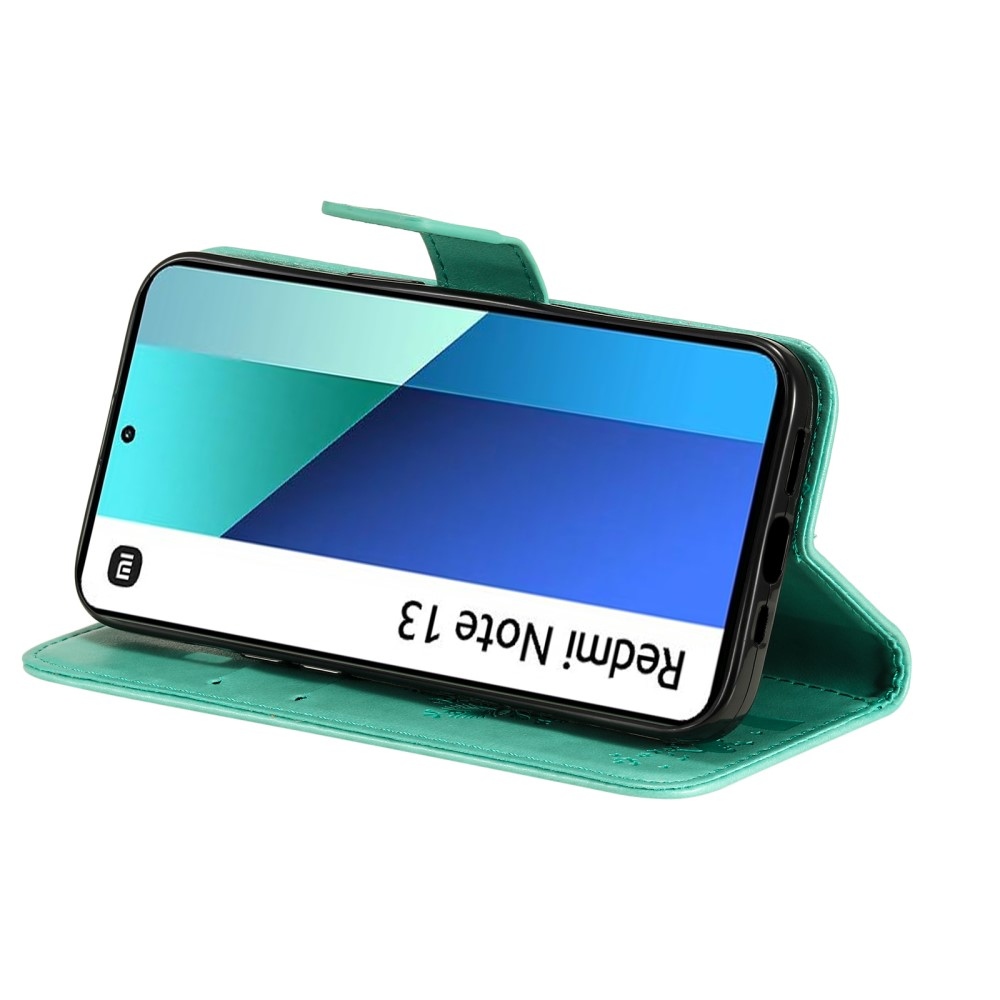 Fák könyve tok Xiaomi Redmi Note 13-hoz - teal - teal