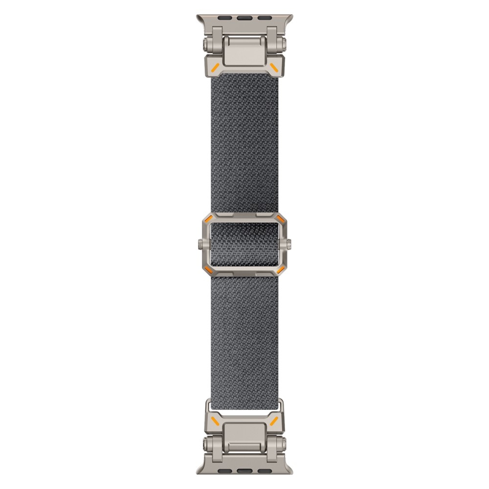 Titán nejlon szíj Apple Watch Ultra/Ultra 2 49mm/SE/SE 2022/2023 44mm/10 46mm/9/8/7 45mm/6/5/4 44mm/3/2/1 42 mm - szürke