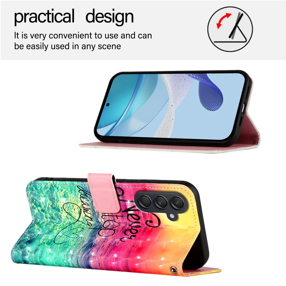 Patte könyv tok Samsung Galaxy M55 5G - álmodozz tovább