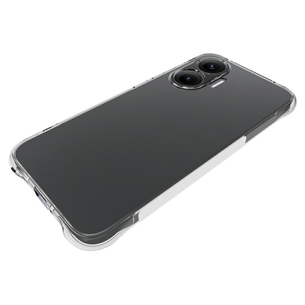 Átlátszó zselés tok megerősített sarkokkal a Xiaomi Poco F7 5G-hez
