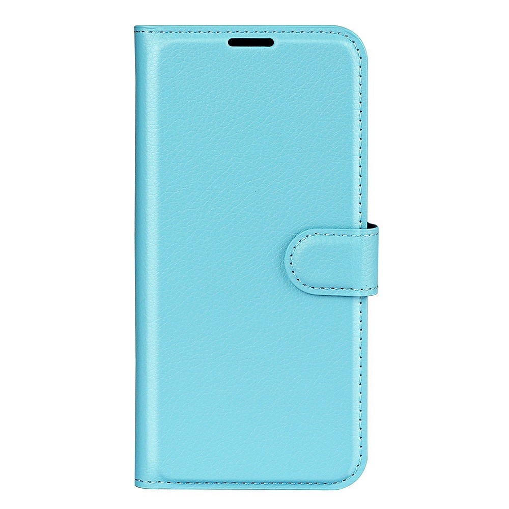 Litchi könyvtáska iPhone 16e készülékhez - kék