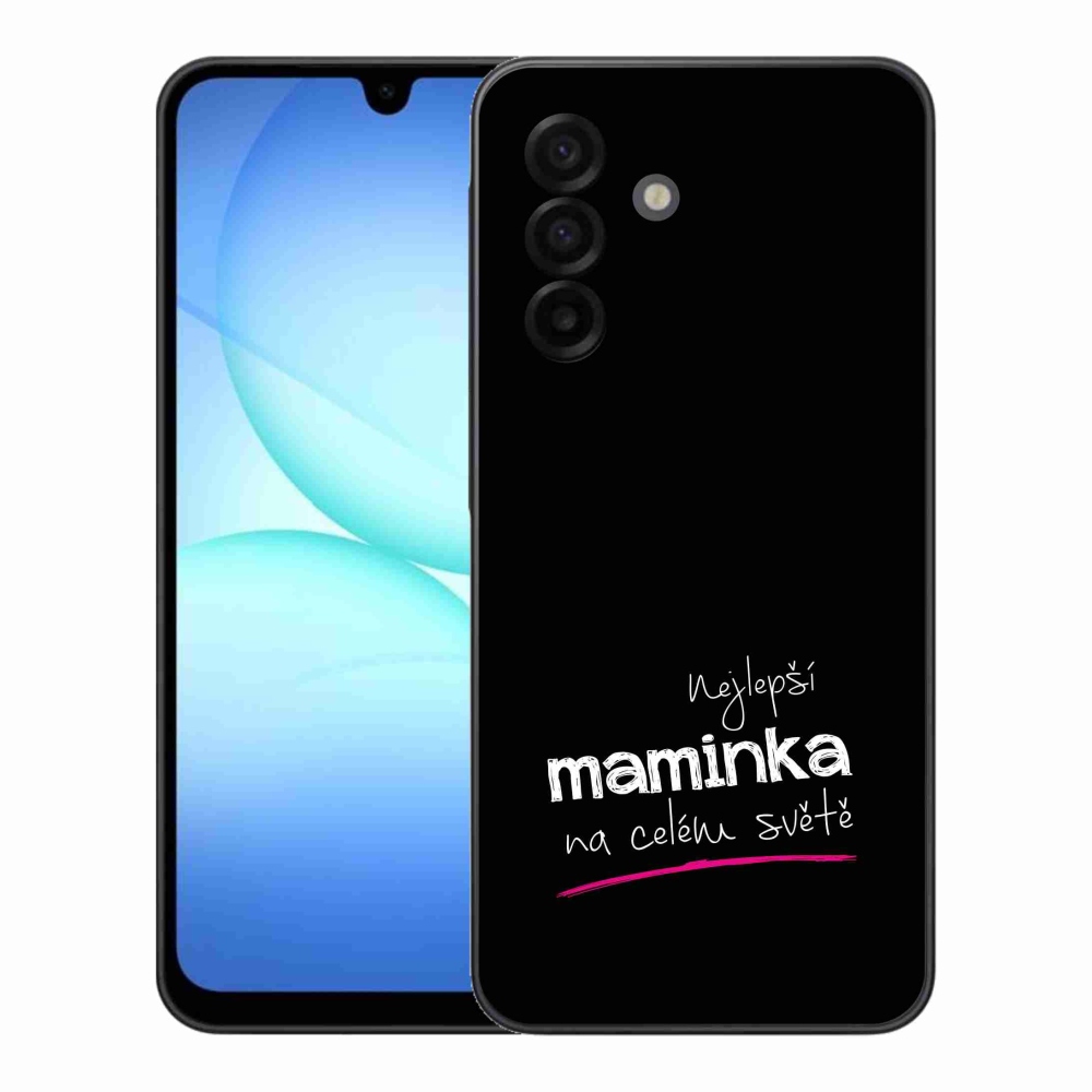 Gél borító mmCase Samsung Galaxy A17 4G/5G - legjobb anya 4 fekete háttérrel
