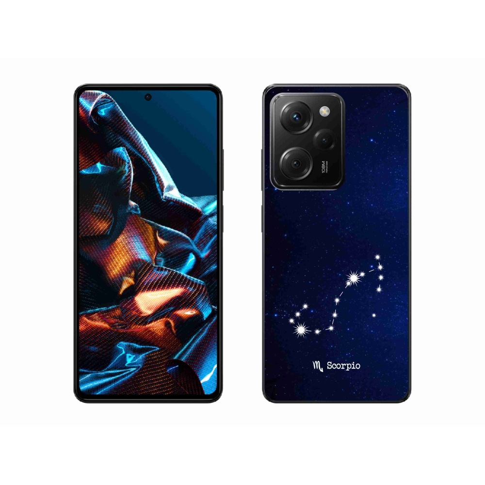 Gél borítás mmCase a Xiaomi Poco X5 Pro 5G számára - Skorpió csillagkép