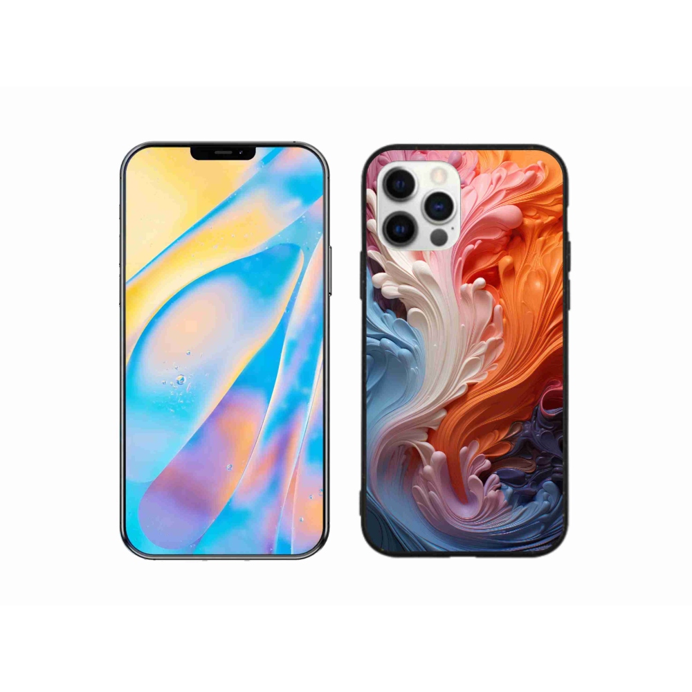Gél borítás mmCase iPhone 12 készülékhez - absztrakt motívum 8