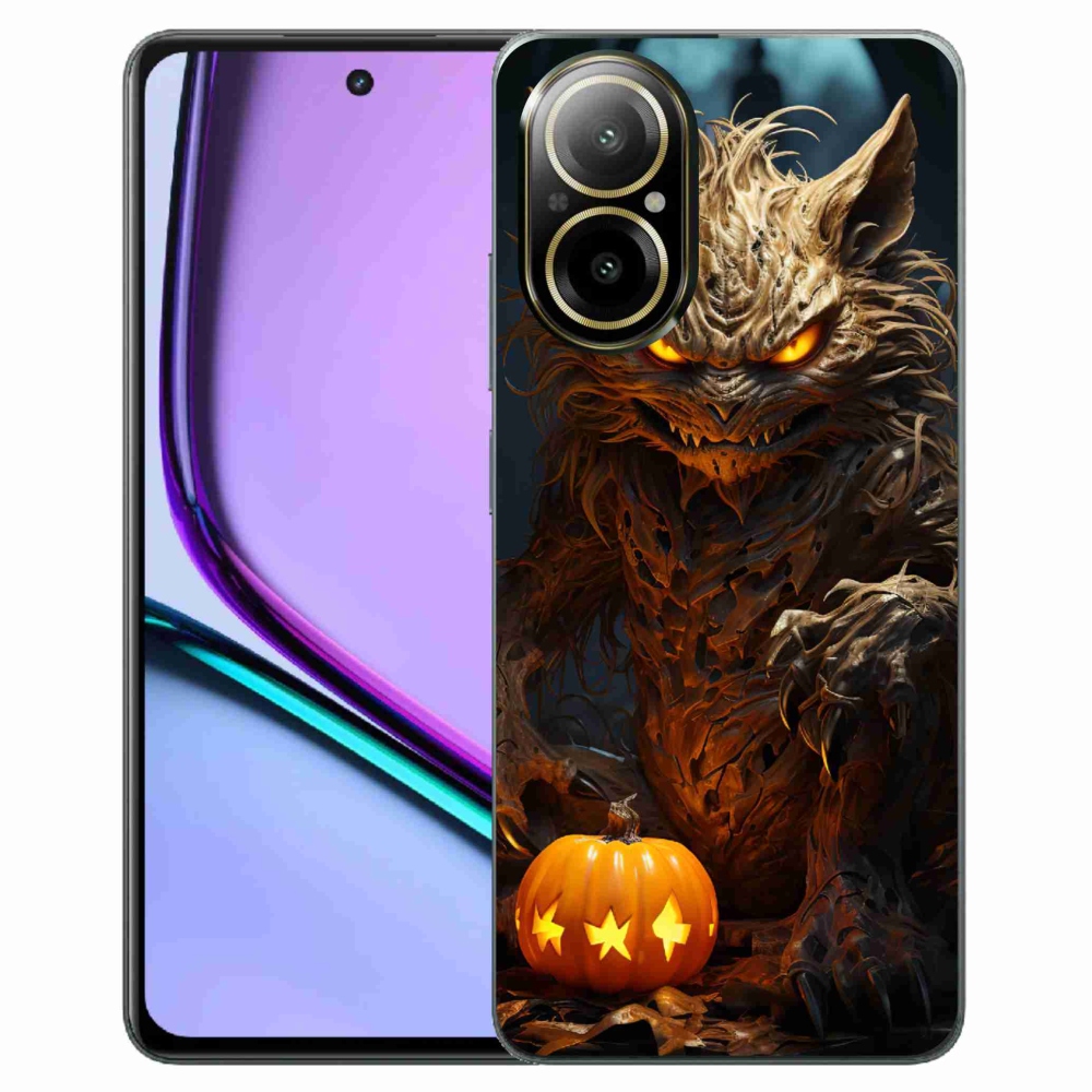 Gél borítás mmCase a Realme C67 készülékhez - Halloween szörnyeteg